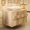 golden wood bathroom vanity unit with towel rail.jpg